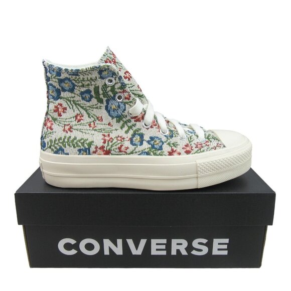Converse CTAS Lift Platform Floral Tapestry Womens Size 7.5 Shoes NEW - Picture 1 of 15